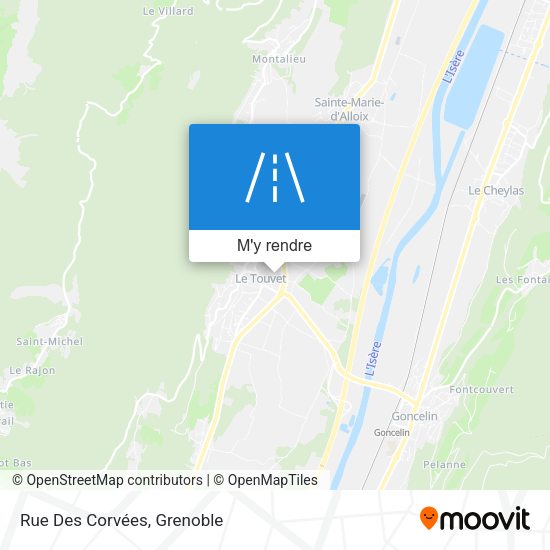 Rue Des Corvées plan