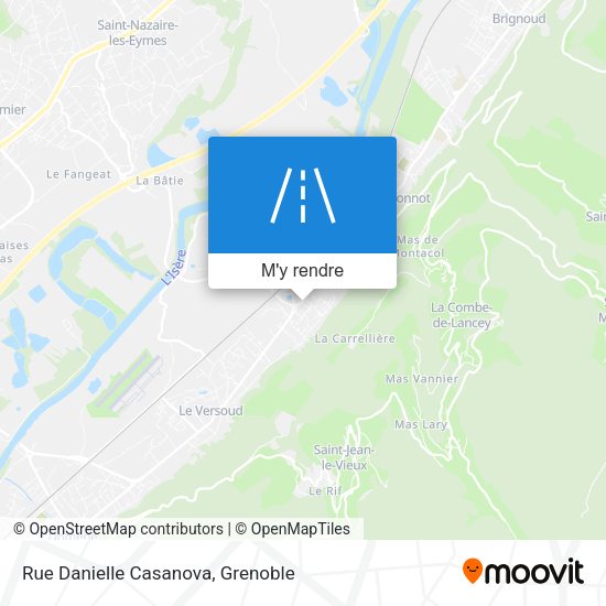 Rue Danielle Casanova plan