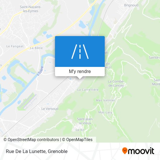 Rue De La Lunette plan