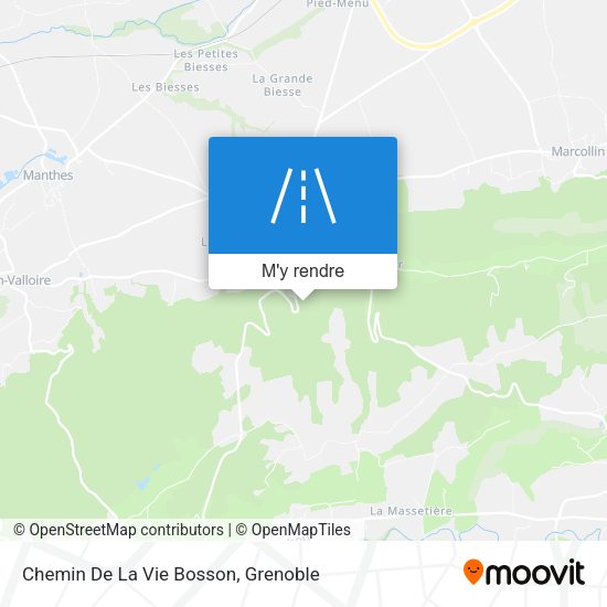 Chemin De La Vie Bosson plan