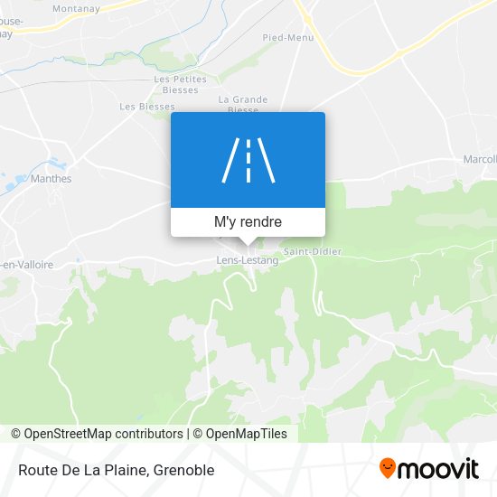 Route De La Plaine plan