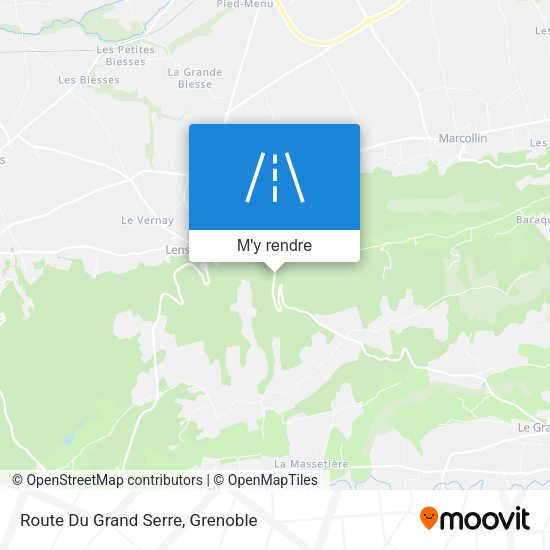 Route Du Grand Serre plan