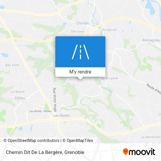 Chemin Dit De La Bergère plan