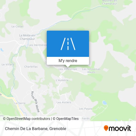 Chemin De La Barbane plan