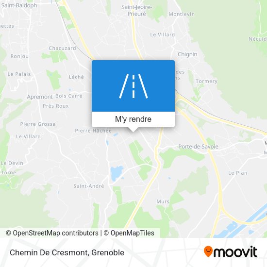Chemin De Cresmont plan