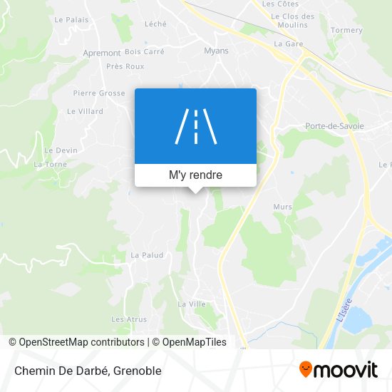 Chemin De Darbé plan