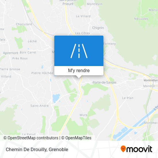 Chemin De Drouilly plan