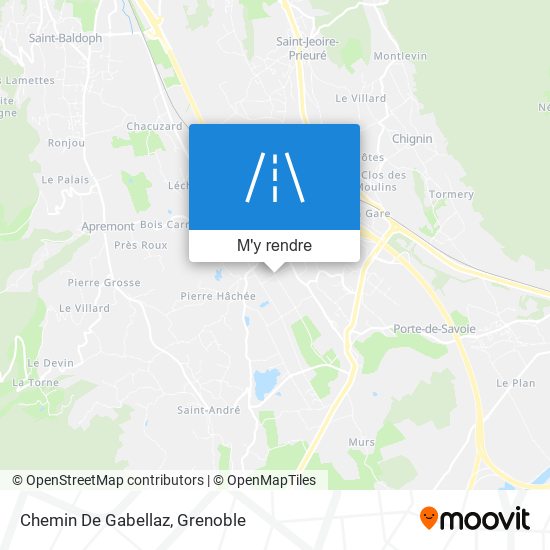 Chemin De Gabellaz plan