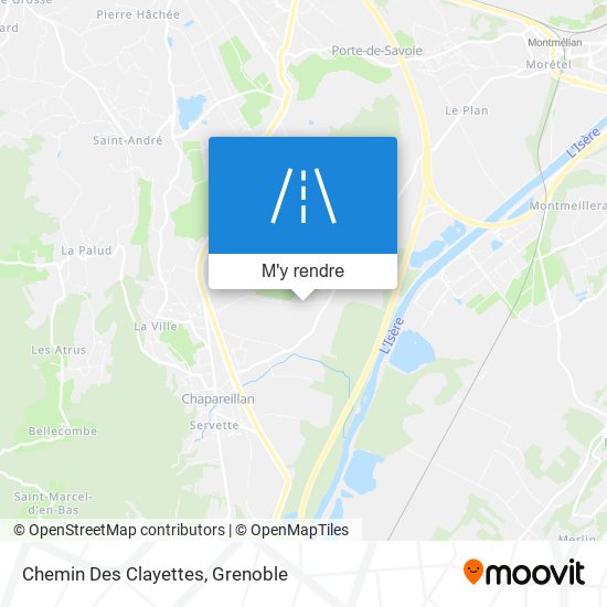 Chemin Des Clayettes plan