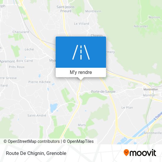Route De Chignin plan