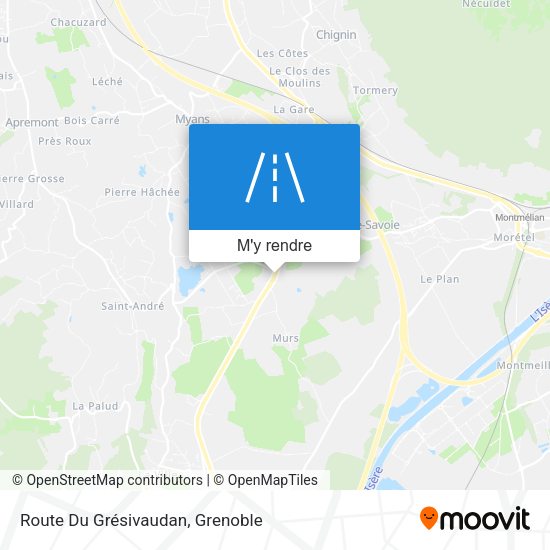 Route Du Grésivaudan plan