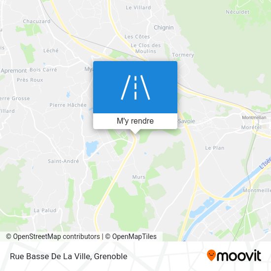 Rue Basse De La Ville plan