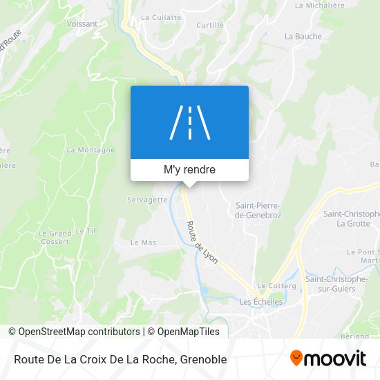 Route De La Croix De La Roche plan