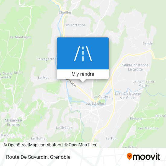 Route De Savardin plan