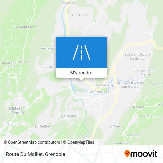 Route Du Maillet plan