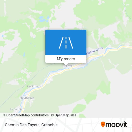Chemin Des Fayets plan