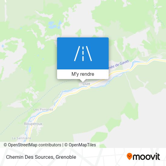 Chemin Des Sources plan