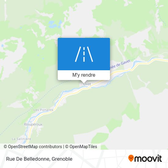 Rue De Belledonne plan