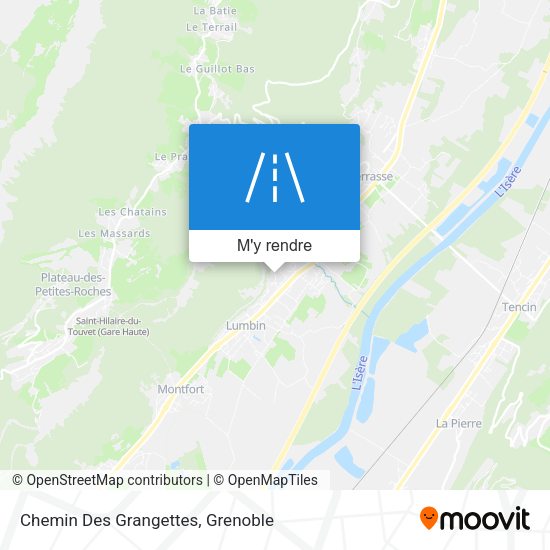Chemin Des Grangettes plan