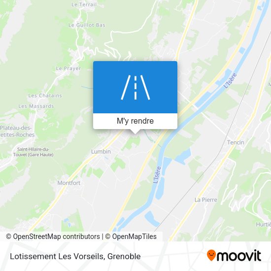 Lotissement Les Vorseils plan