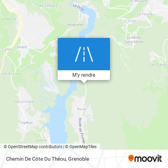 Chemin De Côte Du Théou plan