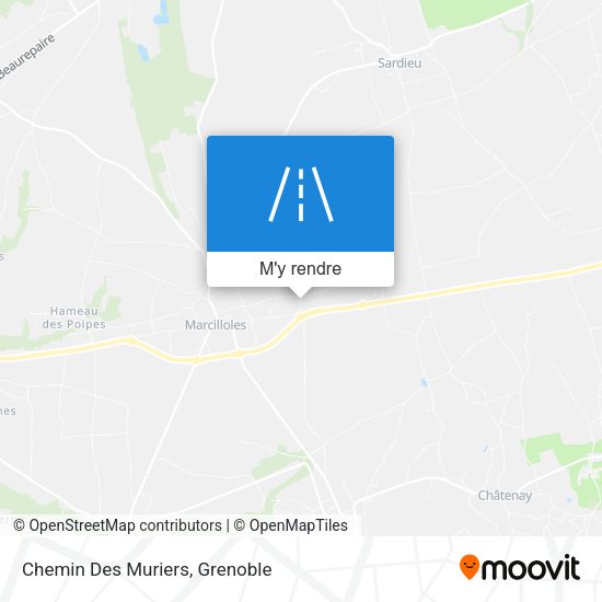 Chemin Des Muriers plan