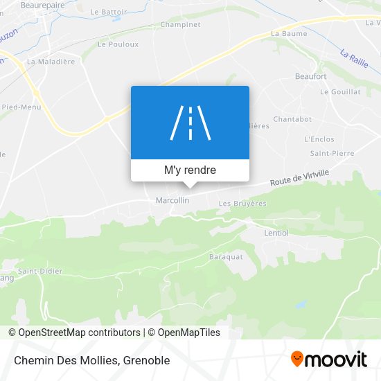 Chemin Des Mollies plan