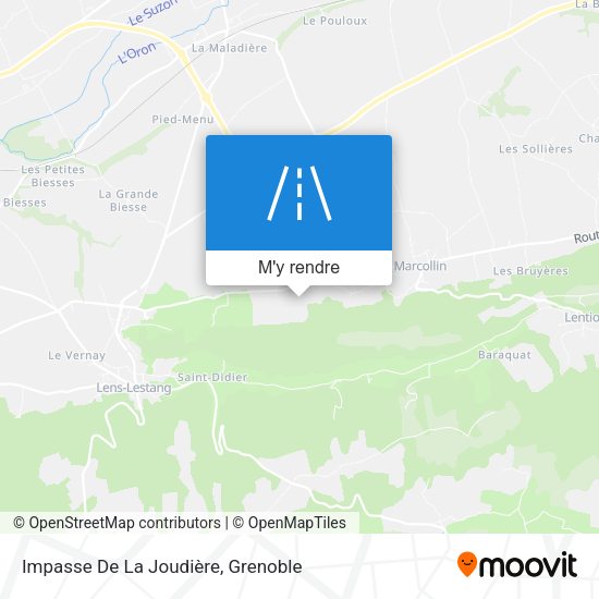Impasse De La Joudière plan
