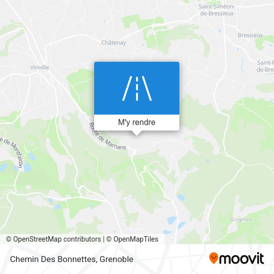 Chemin Des Bonnettes plan