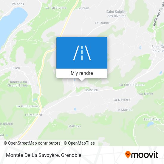 Montée De La Savoyère plan
