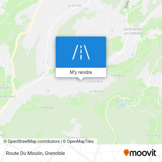 Route Du Moulin plan