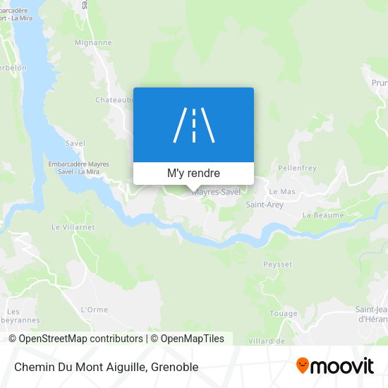 Chemin Du Mont Aiguille plan