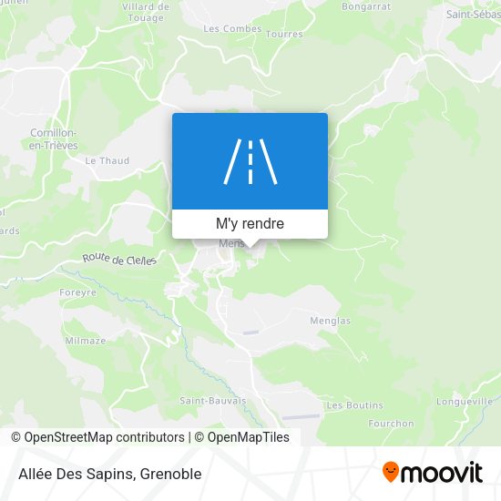 Allée Des Sapins plan