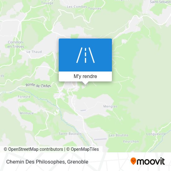 Chemin Des Philosophes plan