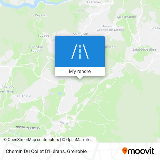 Chemin Du Collet D'Hérans plan