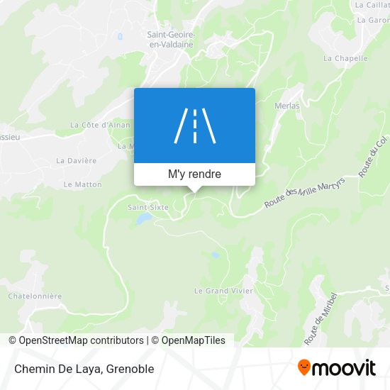Chemin De Laya plan