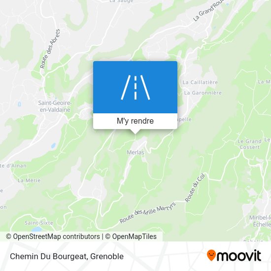 Chemin Du Bourgeat plan