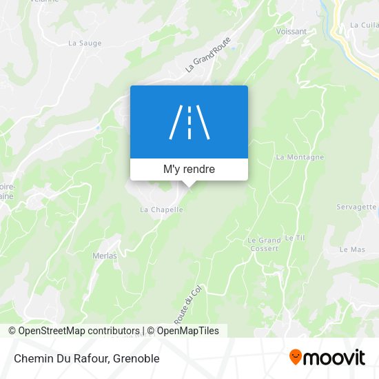 Chemin Du Rafour plan