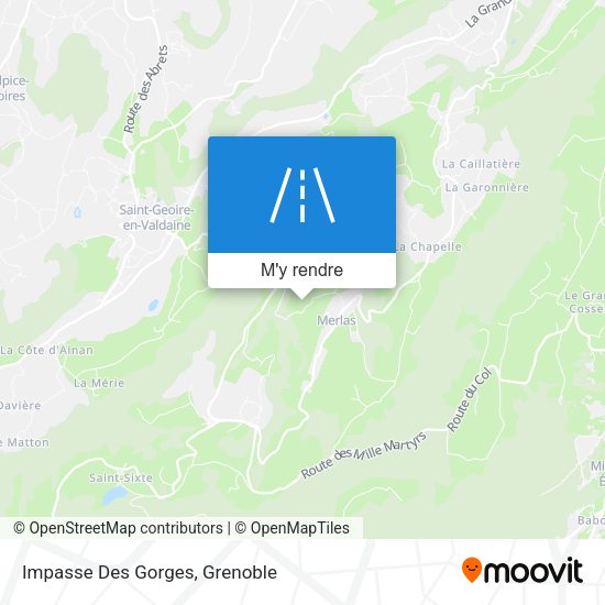 Impasse Des Gorges plan