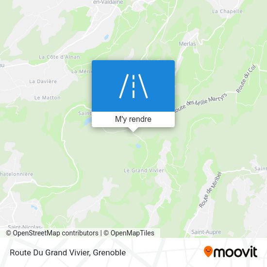 Route Du Grand Vivier plan