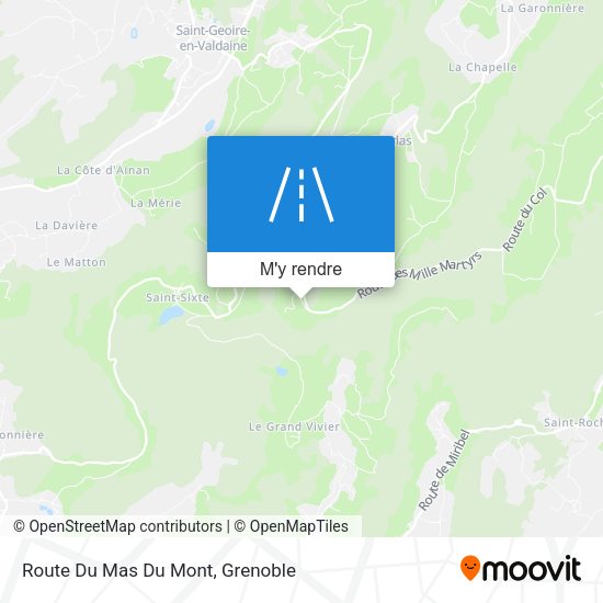Route Du Mas Du Mont plan