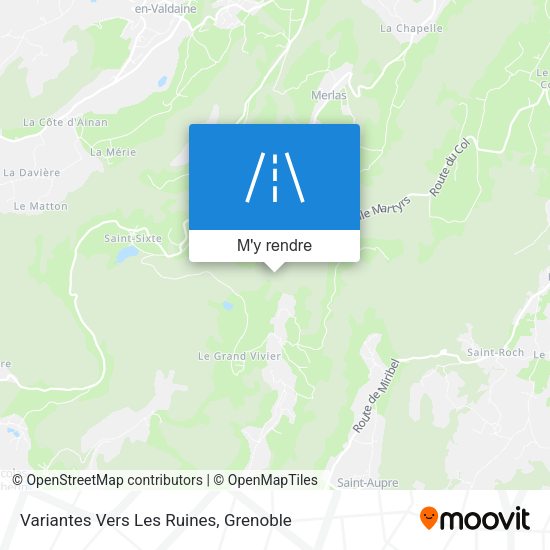 Variantes Vers Les Ruines plan