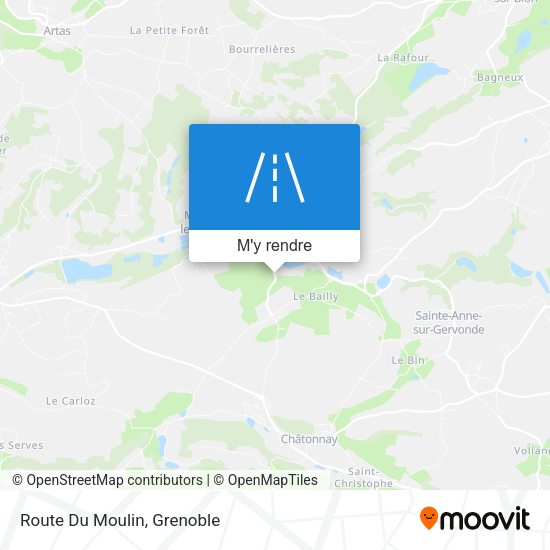 Route Du Moulin plan