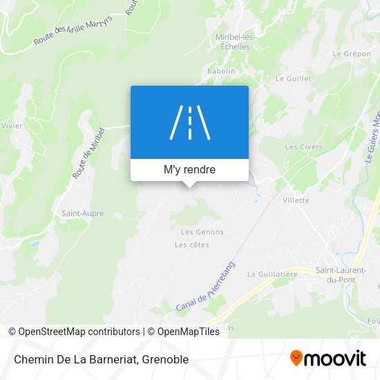 Chemin De La Barneriat plan