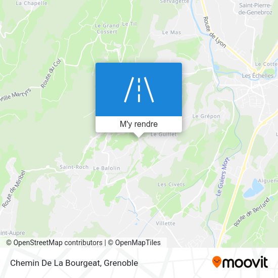 Chemin De La Bourgeat plan