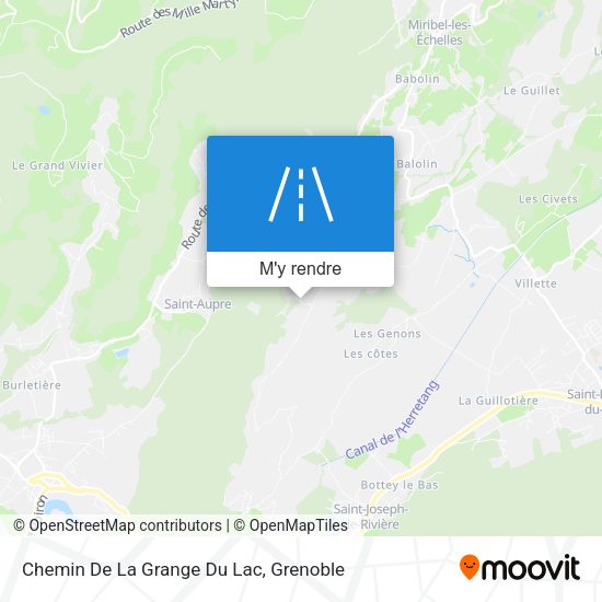 Chemin De La Grange Du Lac plan