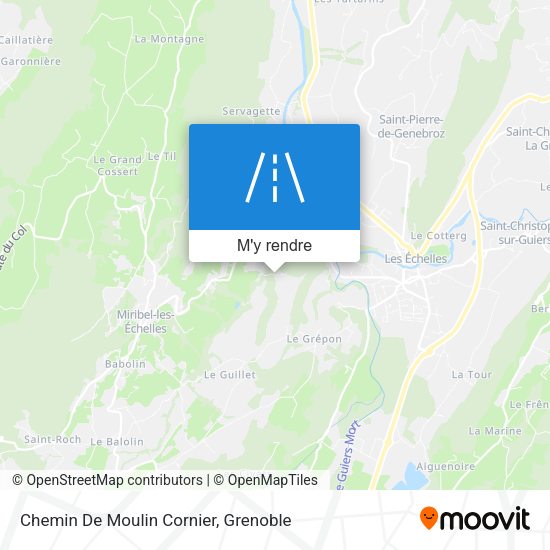 Chemin De Moulin Cornier plan