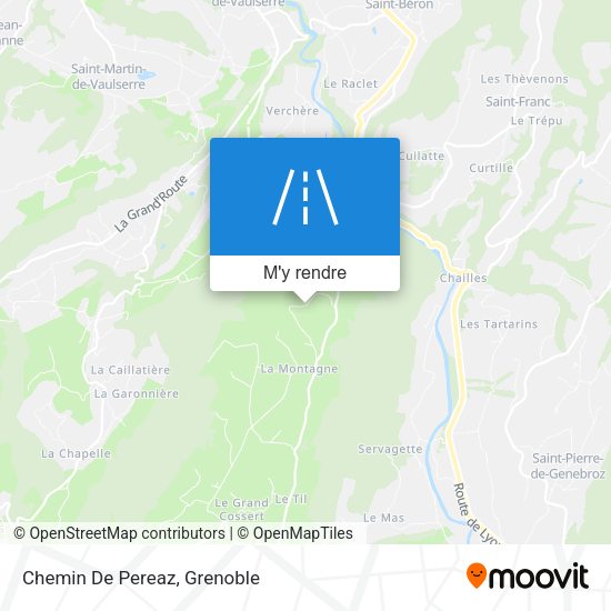 Chemin De Pereaz plan