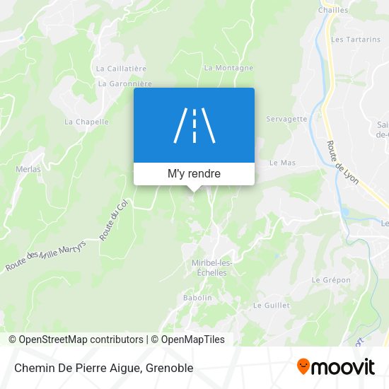 Chemin De Pierre Aigue plan
