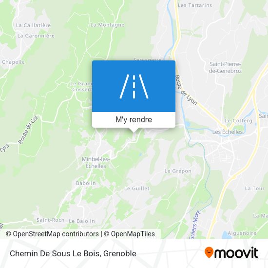 Chemin De Sous Le Bois plan